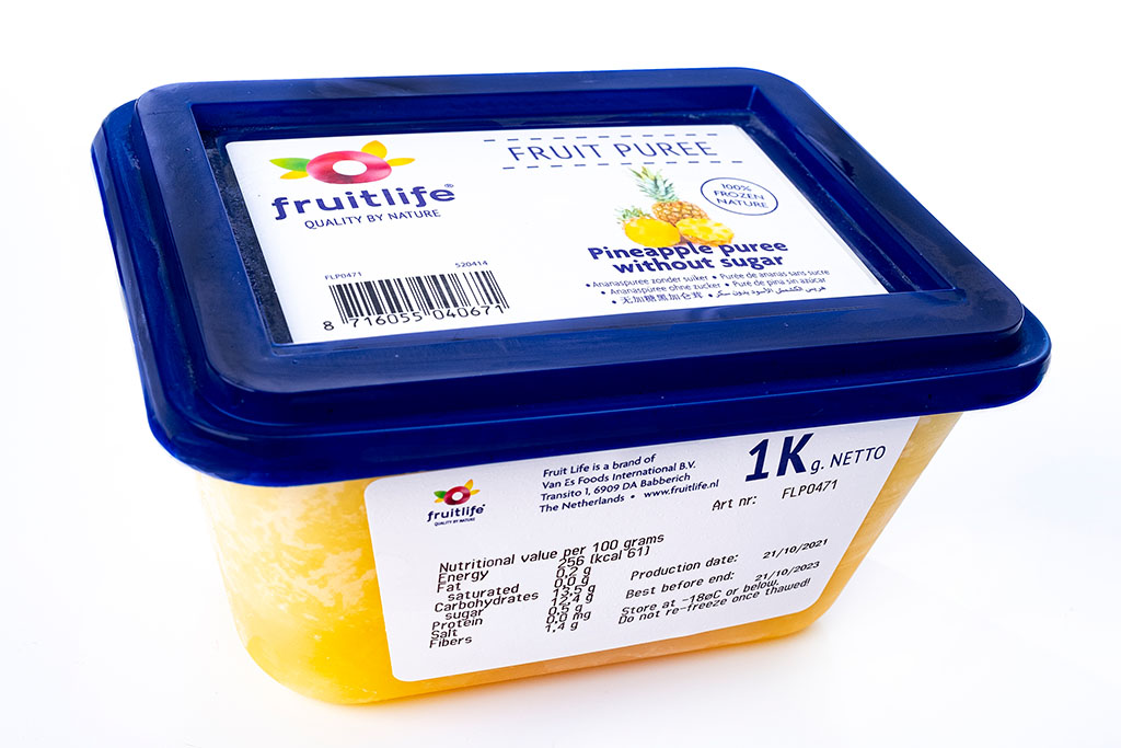 Name Puree Pineapple puree (100%)
